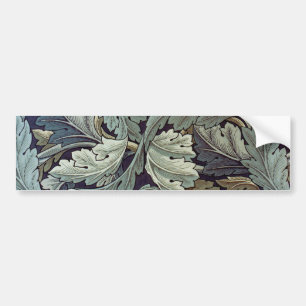 William Morris Acanthus Floral Wallpaper Design Bumper Sticker
