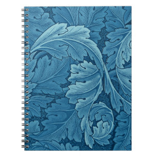 William Morris Acanthus in Blue Notebook