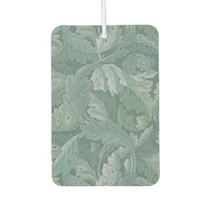 William Morris Acanthus Leaf Teal Blue Pattern Car Air Freshener