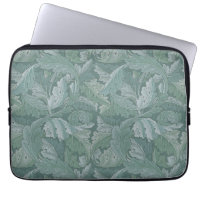 William Morris Acanthus Leaf Teal Blue Pattern