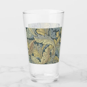William Morris Acanthus Leaves Floral Art Nouveau Glass