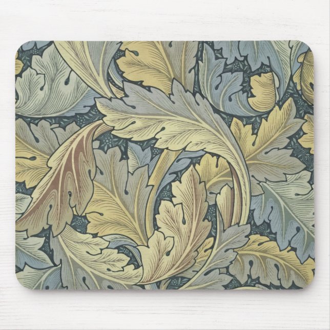 William Morris Acanthus Leaves Floral Art Nouveau Mouse Mat (Front)