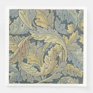 William Morris Acanthus Leaves Floral Art Nouveau Napkin
