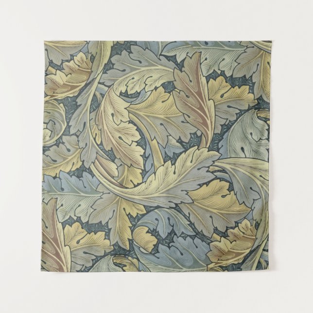 William Morris Acanthus Leaves Floral Art Nouveau Tapestry (Front)