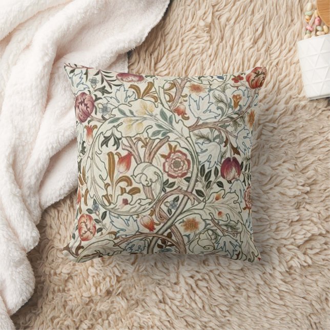 William Morris Acanthus Mission Style Accent  Cushion (Blanket)