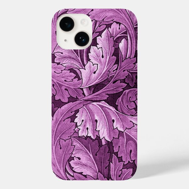 William Morris Acanthus Pattern Iphone Case (Back)