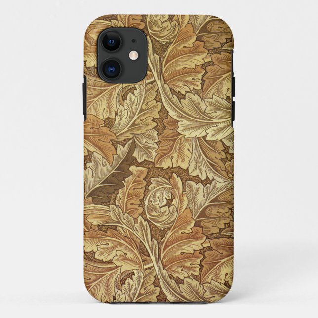 William Morris Acanthus Pattern Iphone Case (Back)