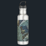 William Morris Acanthus Sage Flower Floral Botanic 710 Ml Water Bottle<br><div class="desc">This elegant old world rich flower art design is based on the William Morris Acanthus pattern,  a classic blue green wallpaper design from 1875 created by William Morris for his line of English flower wallpaper.</div>