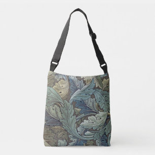 William Morris Acanthus Sage Flower Floral Botanic Crossbody Bag
