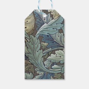 William Morris Acanthus Sage Flower Floral Botanic Gift Tags
