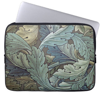 William Morris Acanthus Sage Flower Floral Botanic Laptop Sleeve