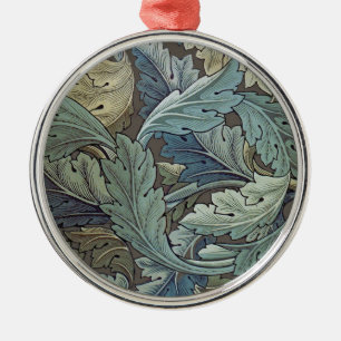 William Morris Acanthus Sage Flower Floral Botanic Metal Tree Decoration