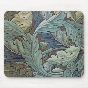 William Morris Acanthus Sage Flower Floral Botanic Mouse Mat
