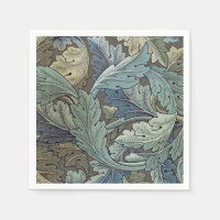 William Morris Acanthus Sage Flower Floral Botanic