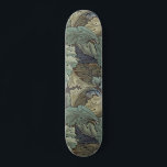 William Morris Acanthus Sage Flower Floral Botanic Skateboard<br><div class="desc">This elegant old world rich flower art design is based on the William Morris Acanthus pattern,  a classic blue green wallpaper design from 1875 created by William Morris for his line of English flower wallpaper.</div>