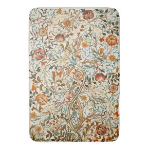 William Morris Acanthus Vintage Floral Art Bath Mat