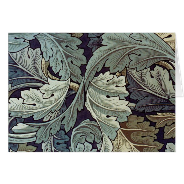 William Morris Acanthus Wallpaper Leaves (Front Horizontal)