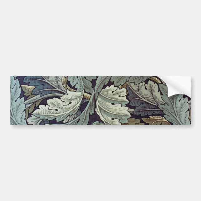 William Morris Acanthus Wallpaper Leaves Bumper Sticker (Front)