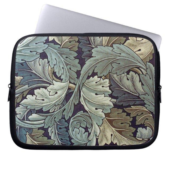 William Morris Acanthus Wallpaper Leaves Laptop Sleeve (Front)