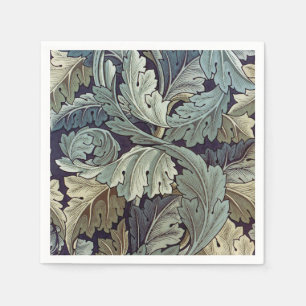 William Morris Acanthus Wallpaper Leaves Napkin