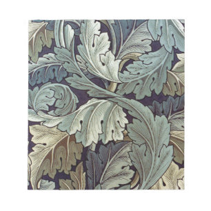 William Morris Acanthus Wallpaper Leaves Notepad