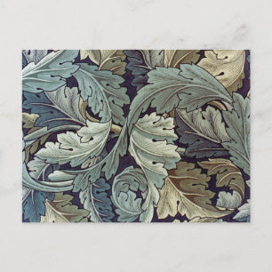William Morris Acanthus Wallpaper Leaves Postcard