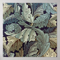William Morris Acanthus Wallpaper Leaves