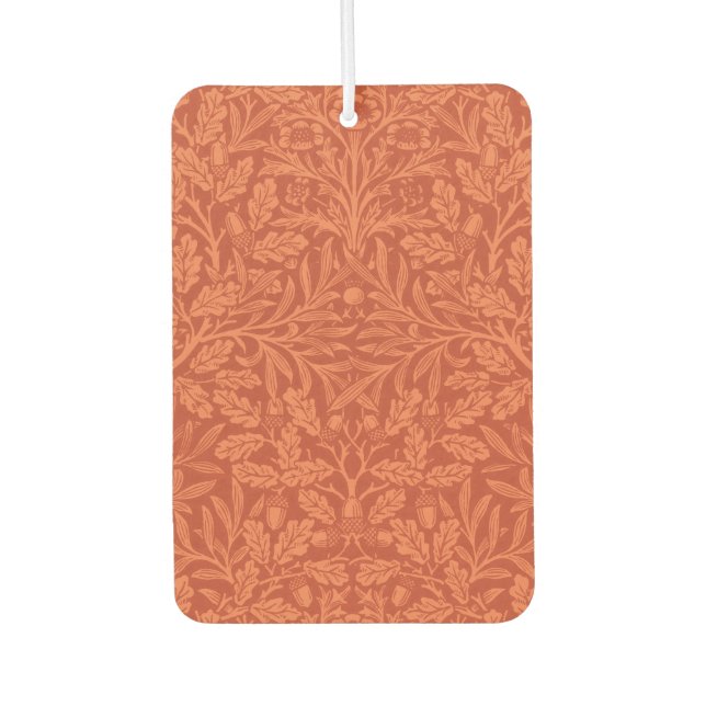 William Morris Acorn Wallpaper Nature Design Car Air Freshener (Front)