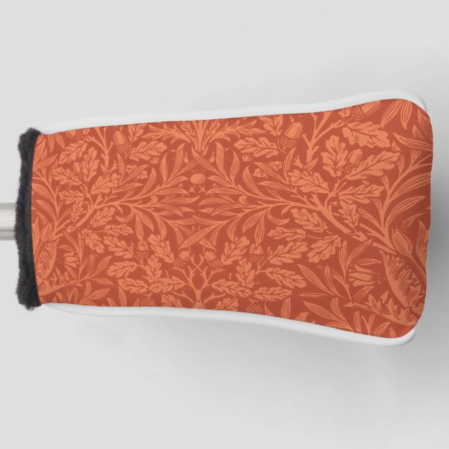 William Morris Acorn Wallpaper Nature Design Golf Head Cover (Front)