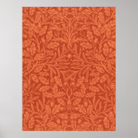 William Morris Acorn Wallpaper Nature Design