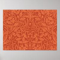 William Morris Acorn Wallpaper Nature Design