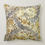 William Morris African Marigold Cushion<br><div class="desc">“African Marigold”, by William Morris, 1876, Textile Drawing. William Morris, 1834-1896, was one of the most influential voices in Victorian art and architecture, and his influence spread far into the 20th century in the form of the Arts and Crafts Movement that he helped spawn. He was an English architect, furniture...</div>