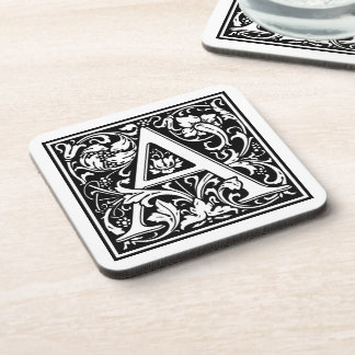 William Morris Alphabet “A” Coaster