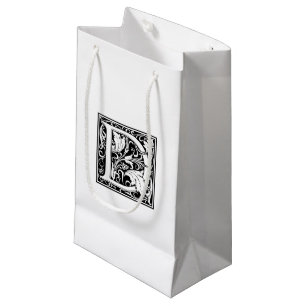 William Morris Alphabet “D” Small Gift Bag