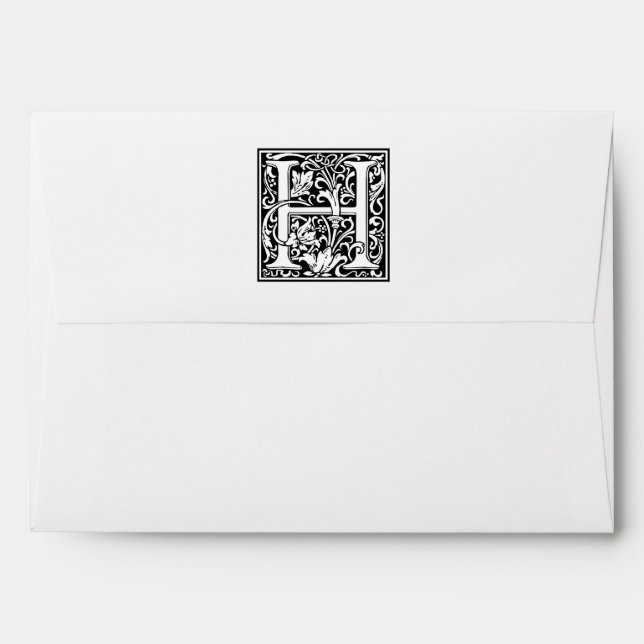 William Morris Alphabet “H” Envelopes (Back (Top Flap))
