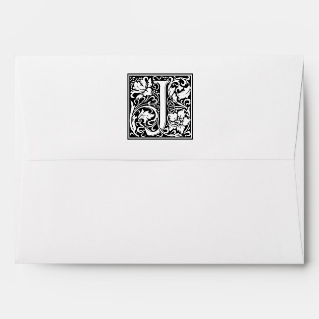 William Morris Alphabet “J” Envelopes (Back (Top Flap))
