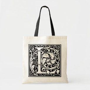 William Morris Alphabet “L” Tote Bag
