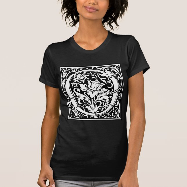 William Morris Alphabet “O” T-Shirt (Front)