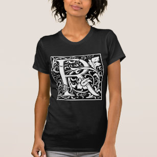 William Morris Alphabet “R” T-Shirt