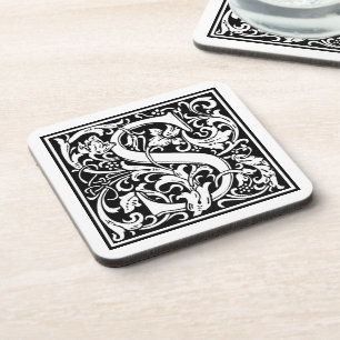 William Morris Alphabet “S” Coaster