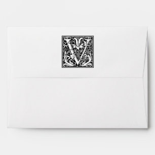 William Morris Alphabet “V” Envelope