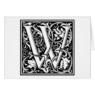 William Morris Alphabet “W”