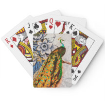 William Morris AND PEACOCK Bicycle Playing Cards
