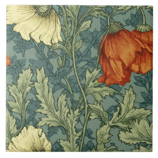 William Morris Anemone Floral Tile