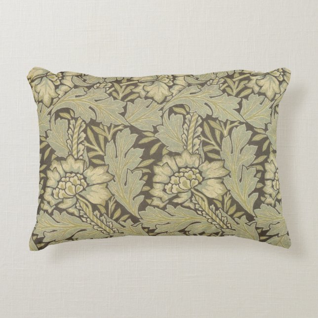 William Morris Anemone Pattern Decorative Cushion (Front)