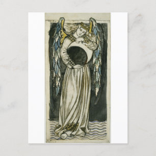 William Morris Angel Postcard