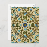 William Morris Antique 1873 Vine & Floral Pattern