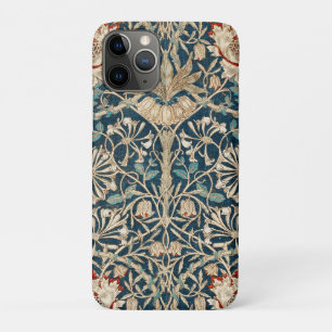 William Morris Antique Honeysuckle Floral iPhone 11 Pro Case