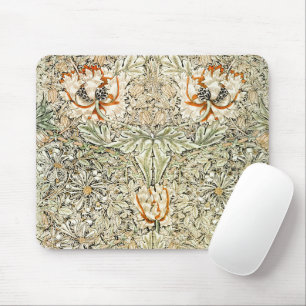 William Morris Antique Honeysuckle Floral Classic Mouse Mat