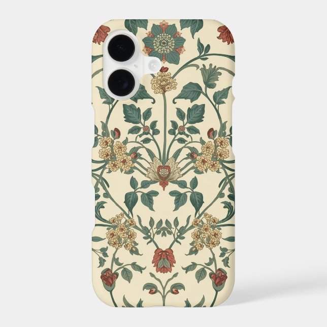 William Morris Antique Honeysuckle Floral Pattern (Back)